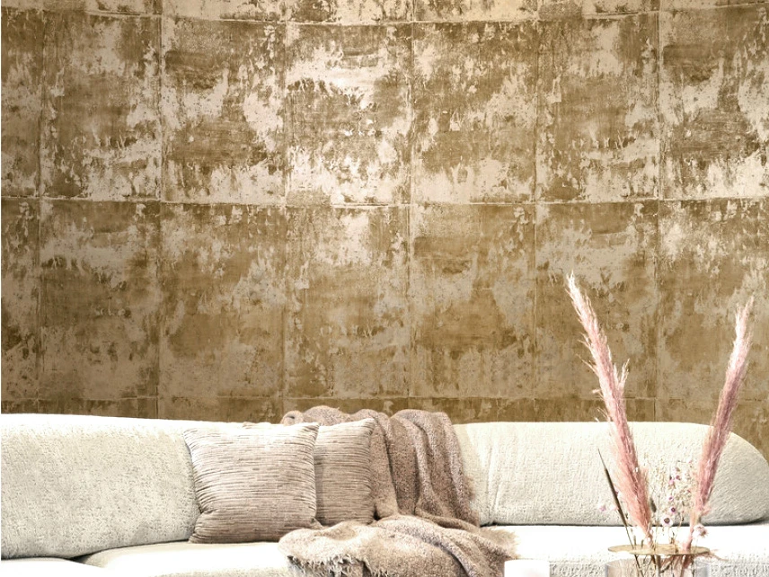 gold rustic metallic wallpaper